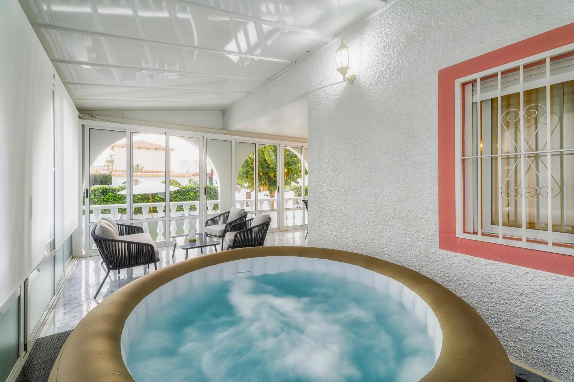 Villa Marie Estancia Premium En El Mar Menor Con Jacuzzi Climatizado Los Narejos Exteriör bild
