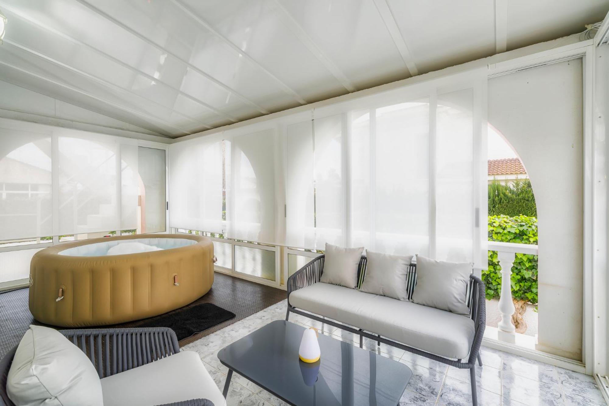 Villa Marie Estancia Premium En El Mar Menor Con Jacuzzi Climatizado Los Narejos Exteriör bild